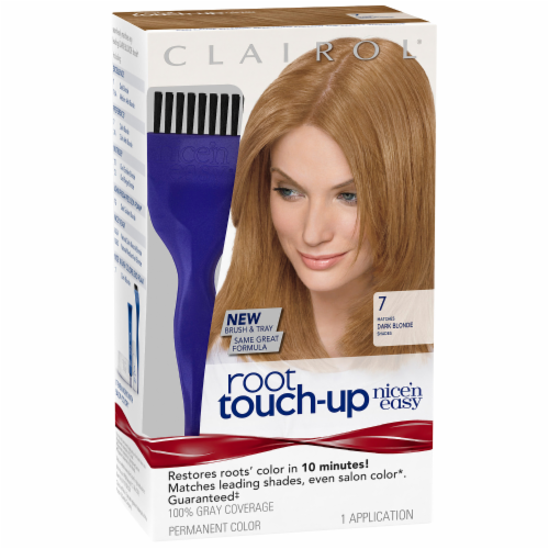 Clairol Nice 'n Easy Root Touch Up Dark Blonde 7 Hair Color Perspective: front