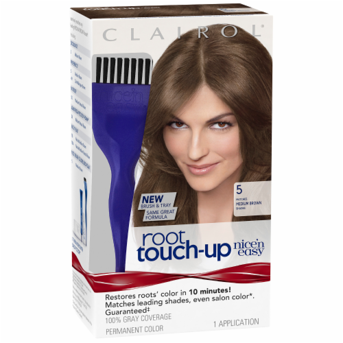 Clairol® Nice n' Easy Root Touch up Medium Brown 5 Perspective: front