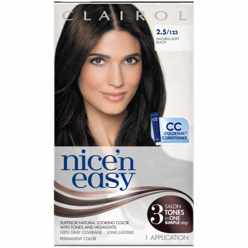 Nice 'n Easy Soft Black Brown Hair Color Kit, 1 Kit - Kroger