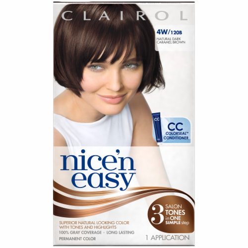 Clairol Nice 'n Easy Natural Dark Caramel Brown Hair Color, 1 Count -  Mariano's