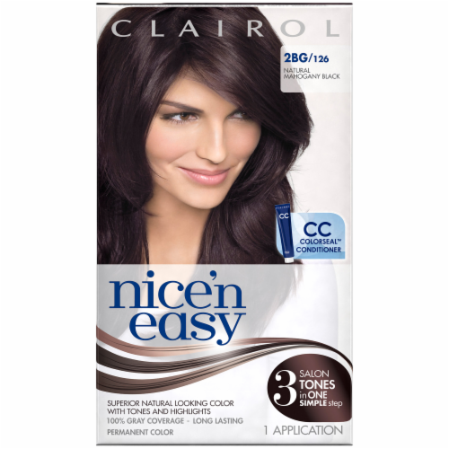 Clairol Nice 'n Easy Natural Mahogany Black Hair Color, 1 Count - Kroger