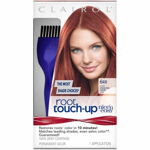 Clairol Nice 'n Easy Root Touch Up 6RR Intense Red Auburn Hair Color, 1  Count - Food 4 Less