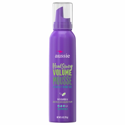Aussie Headstrong Volume with Bamboo & Kakadu Plum Mousse Perspective: front
