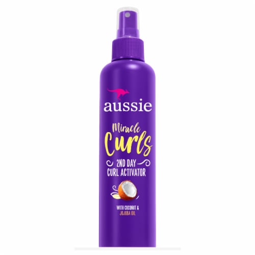 Aussie Miracle Curls 2nd Day Curl Activator Perspective: front