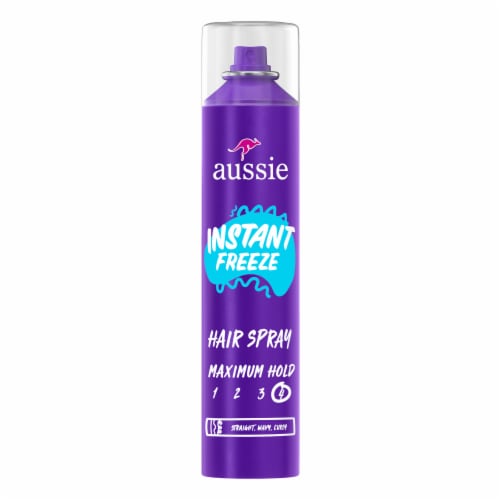 Aussie Instant Freeze Maximum Hold Hair Spray Perspective: front