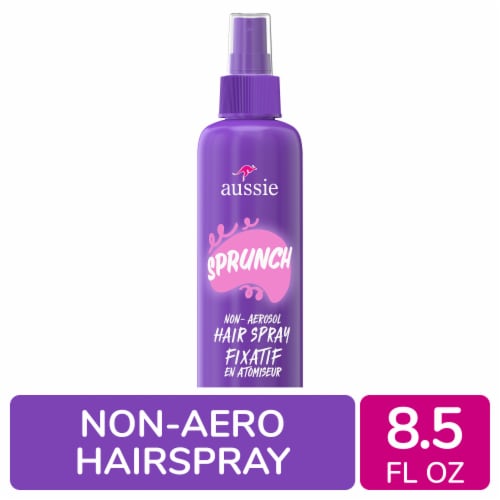 Aussie Sprunch Non-Aerosol Hair Spray for Curly and Wavy Hair Perspective: front