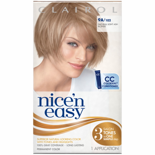 Kroger Clairol Nice N Easy Natural Light Ash Blonde Hair Color