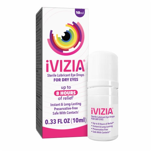 iVIZIA® Sterile Lubricant Eye Drops Perspective: front