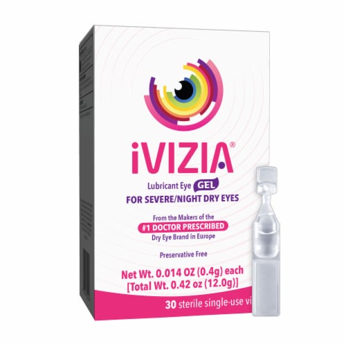 iVIZIA® Severe Dry Eye Nighttime Lubricant Eye Gel Perspective: front
