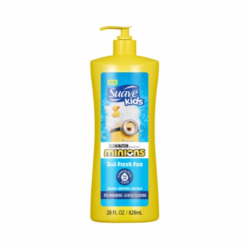 Suave® Kids Minions 3-in-1 Fresh Fun Shampoo, Conditioner & Body Wash Perspective: front