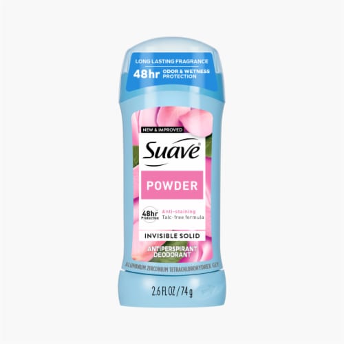 Suave® Invisible Solid Powder Deodorant Perspective: front
