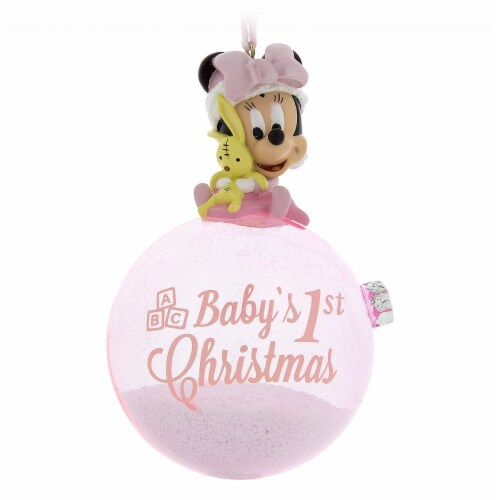 Minnie mouse baby's first shop christmas ornament