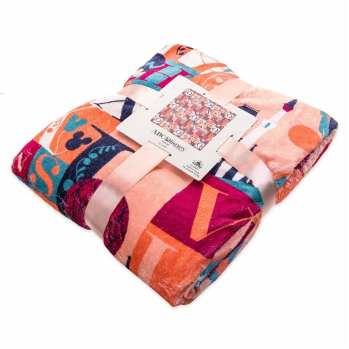 Disney Parks Abc Fleece Throw Blanket New With Tags 1 Kroger