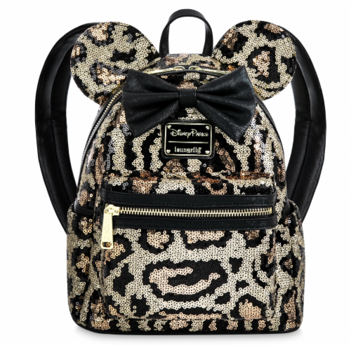Disney Parks Minnie Mouse Mini Backpack Leopard Print Animal Kingdom New With Tag 1 Harris Teeter