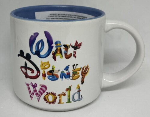 Disney Parks Walt Disney World Retro Character Letters Ceramic Coffee Mug  New, 1 - Fry's Food Stores