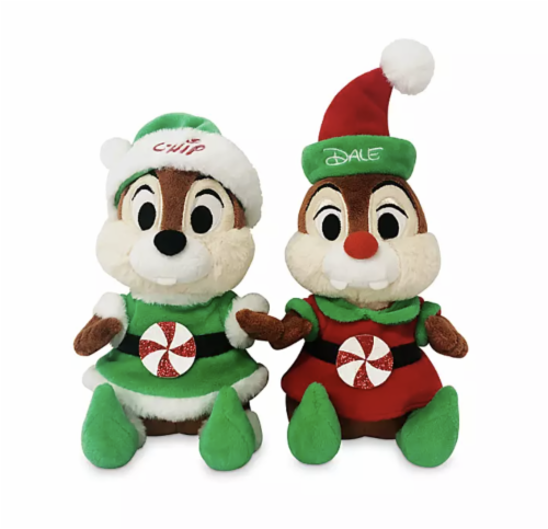 Disney Chip n Dale Peppermint Holiday Christmas Small Plush Set New With Tag 1 Kroger
