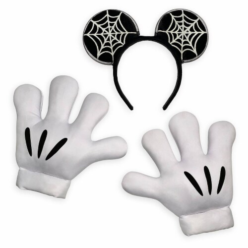 Disney Mickey Light-up Skeleton Costume Accessory Set For Adults New With Tags Perspective: front