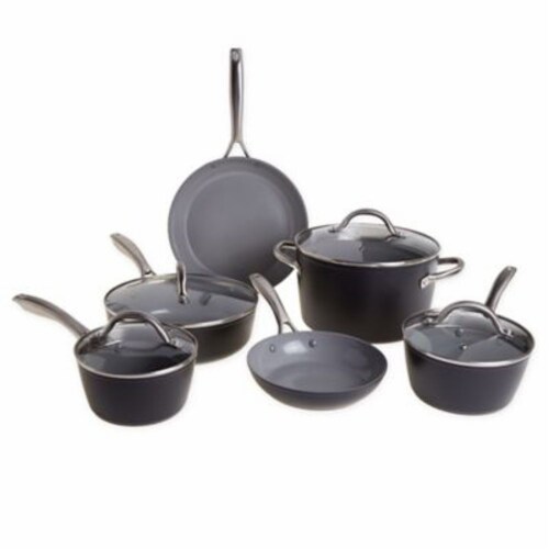 T-Fal Recycled Ceramic Cookware Set - Gray, 14 pc - Kroger