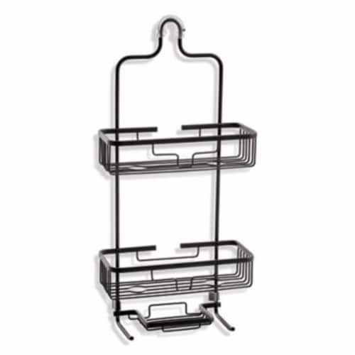 Squared Away™ NeverRust® Aluminum Over-The-Shower Caddy - Black, 1