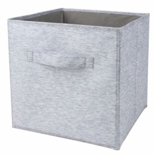 Simply Essential™ 11Inch Collapsible Storage Bin in Heathered Zen Blue
