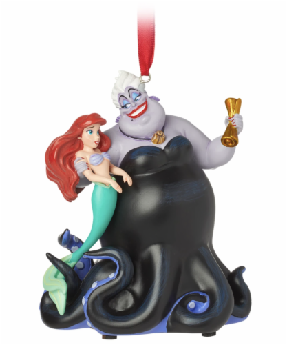Disney Sketchbook Ursula And Ariel Singing Magic Ornament The Little Mermaid New Perspective: front