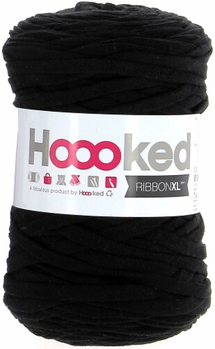 Hoooked Ribbon XL Yarn-Black Night, 1 - Foods Co.