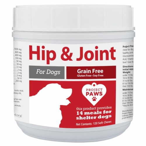 Project paws hip and joint supplement shop for dogs