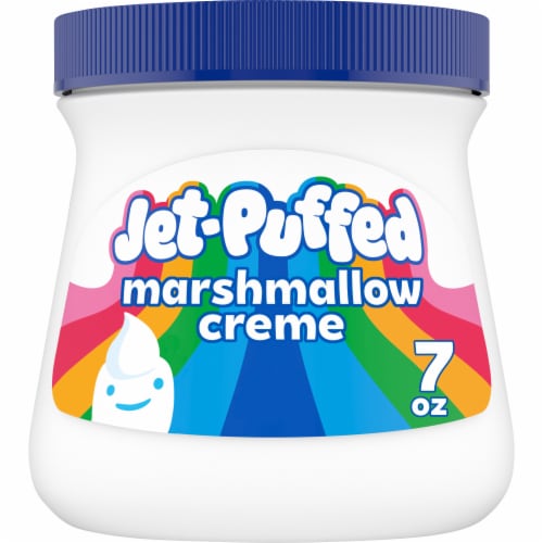 Tip: Marshmallow fluff only has 40 calories and 6g sugar/2tbsp (much less  than most jellies) is made with only 4 ingredients, and taste much better  imo. 2tbsp pb, 2tbsp fluff, 2 rice