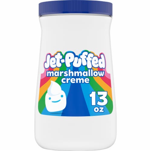 Jet-Puffed Marshmallow Creme, Jar Perspective: front