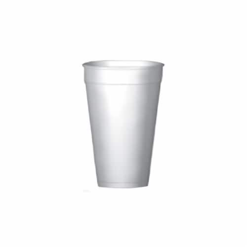 Wincup C1618 CPC 16 & 18 oz Foam Cup, White - Case of 500 Perspective: front