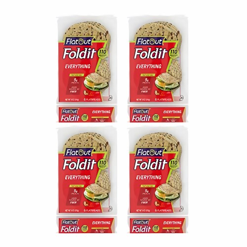 Flatout Foldit, Everything (4 Packs of 6 Foldits) Perspective: front