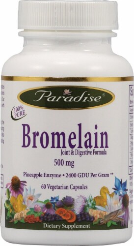 Paradise Herbs Bromelain Perspective: front
