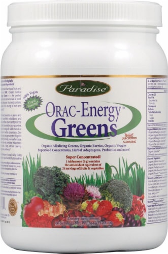 Paradise Herbs ORAC-Energy Greens Dietary Supplement, 12.8 oz