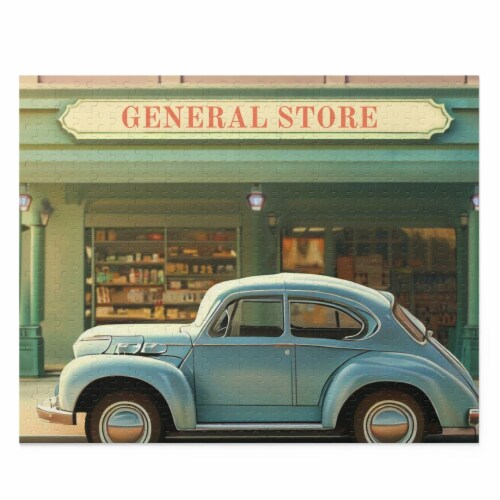 Retro General Store Front Jigsaw Puzzle 500-Piece, 500 pcs - Ralphs