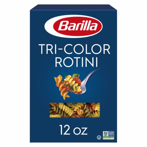 Barilla Tri-Color Rotini Pasta 12 Oz. (Pack of 4) Perspective: front