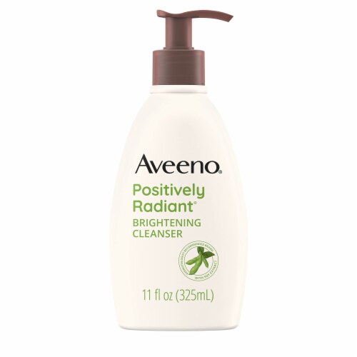 Aveeno Positively Radiant Brightening Facial Cleanser (Pack of 18) Perspective: front