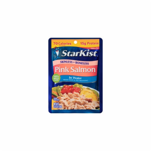StarKist Skinless and Boneless Pink Salmon in Water 2.6 Ounce (Pack of 6) Perspective: front