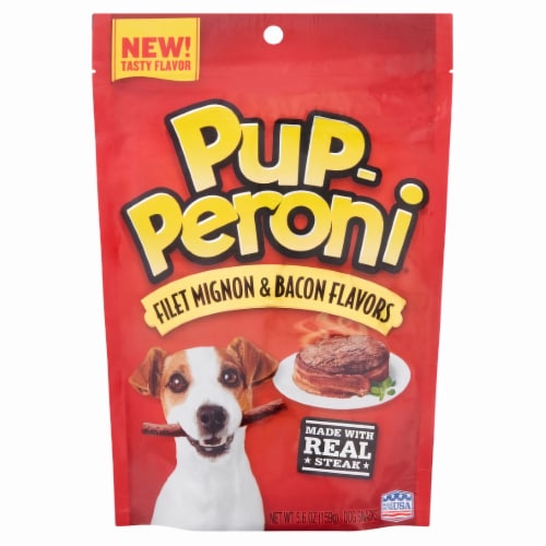 Pup-Peroni Filet Mignon & Bacon Flavors Dog Treats (Pack of 48) Perspective: front