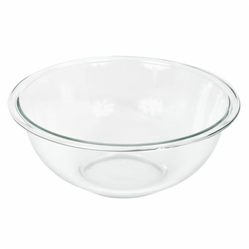 Pyrex Prepware, 2-1/2-Quart Rimmed Mixing Bowl, Clear - 1 each