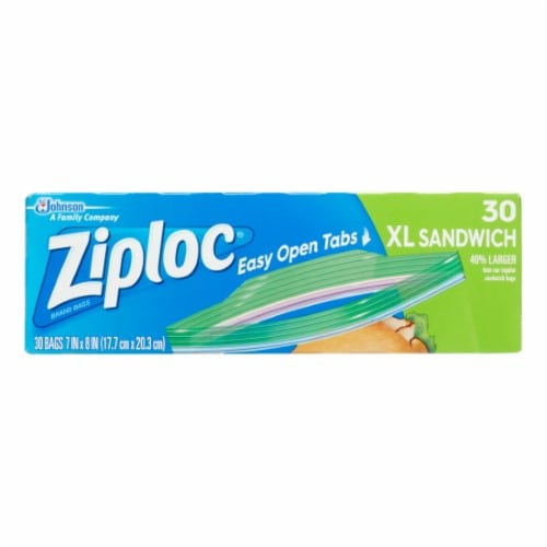 Ziploc® Large Big Bags Storage Bags - Clear, 5 ct - Fred Meyer