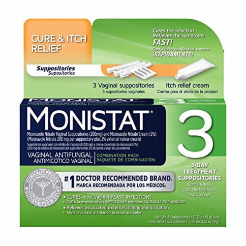 Monistat 3, 3Day Vaginal Antifungal Dual Action Treatment System (Pack