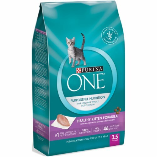 Purina One Cat Food Healthy Kitten Formula Pack of 48 48 pack Foods Co
