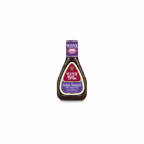 Ken's Steak House Asian Sesame with Ginger & Soy Dressing -16 fl oz (Pack of 14) Perspective: front