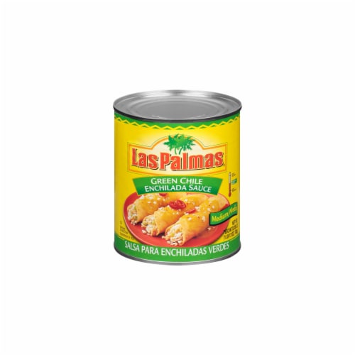 Las Palmas Green Chile Enchilada Sauce, Medium (Pack of 18) Perspective: front