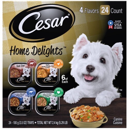 CESAR HOME DELIGHTS Adult Wet Dog Food Pack of 4 4 pack Pick n Save