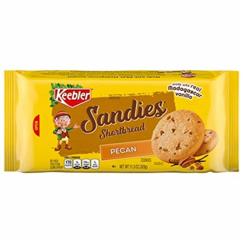 Keebler Sandies Shortbread Cookies Pecan (Pack of 4) Perspective: front