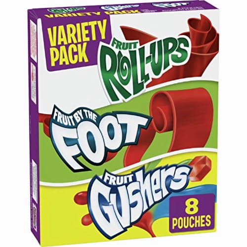 Betty Crocker Fruit Roll Ups Fruit by the Foot Gushers Snacks Variety