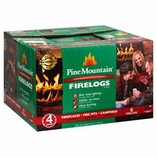 Duraflame 2.5lb Indoor Outdoor Quick Light Firelog For Camping, Firepits, Bonfires, And Fireplaces, 4.5 Hour Long Burn Time (18 Pack