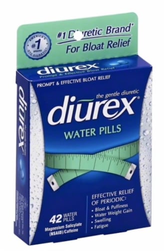 Diurex Diuretic Water Pills (Pack of 5) Perspective: front