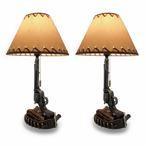Revolver with Holster Table Lamp Revolver with Holster Table Lamp